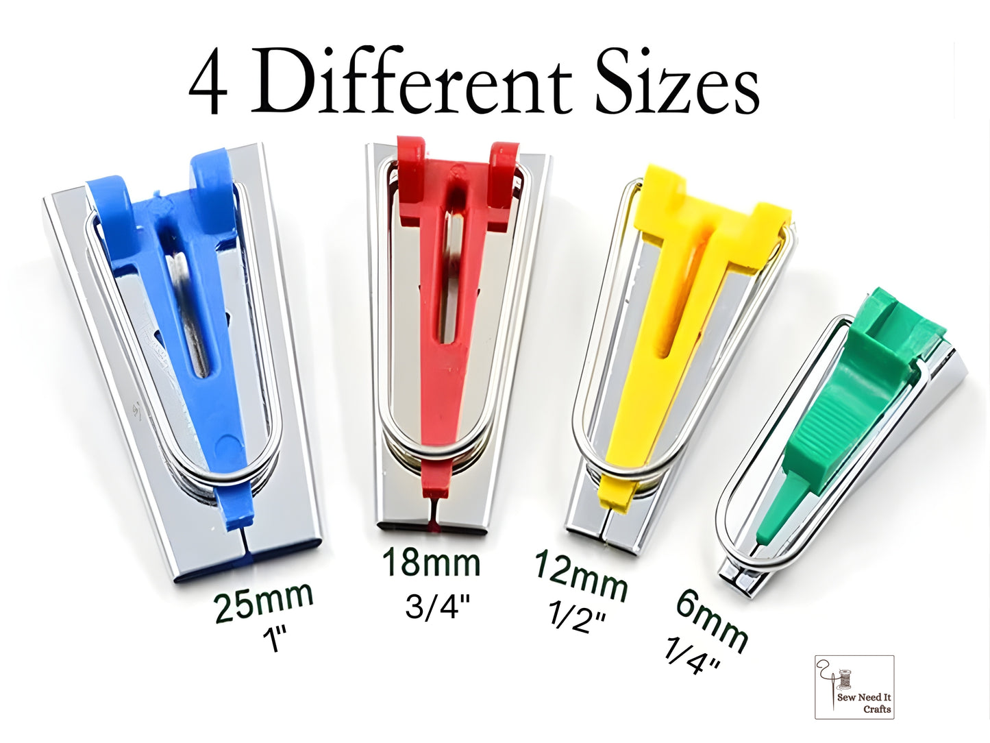 Complete Sewing Bias Tape Maker Kit