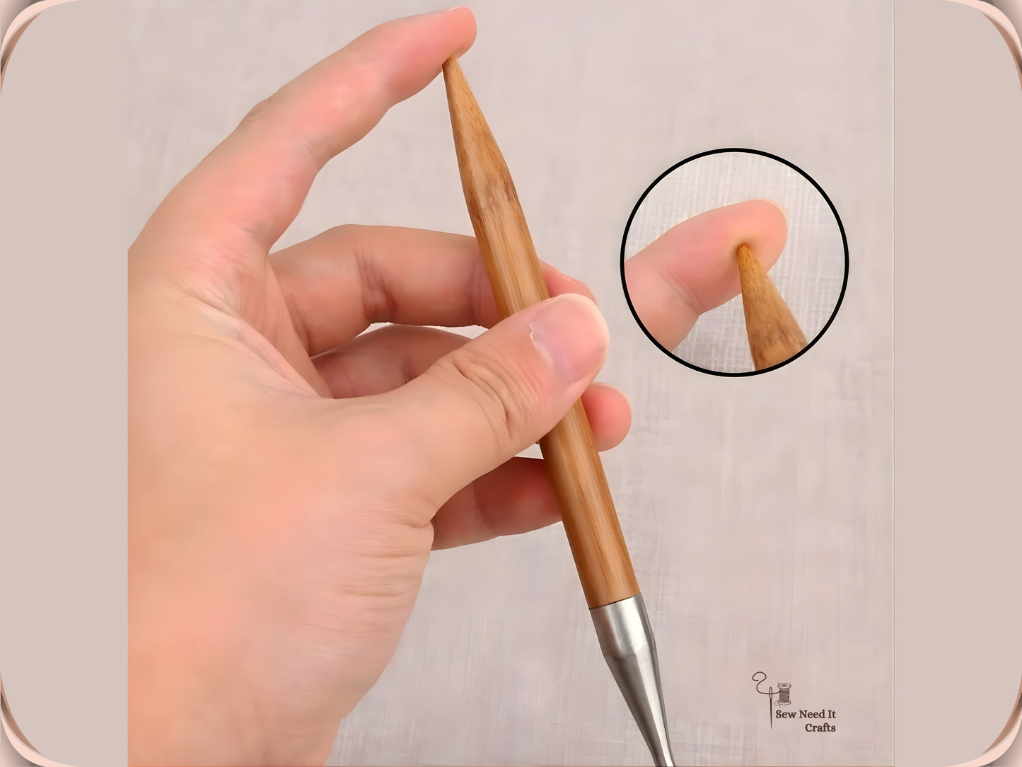 Wood Circular Knitting Needles 80cm 3-10mm, Bamboo Circular Knitting Needles