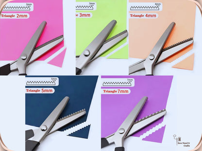 Zigzag, Scallop Professional Pinking Scissors