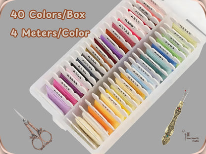 Embroidery Floss Bobbin Organizer Kit
