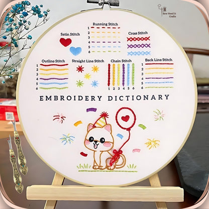 3 Pieces Set Beginner Embroidery Duckling, Kittens