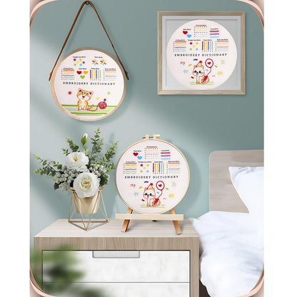3 Pieces Set Beginner Embroidery Duckling, Kittens