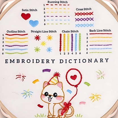 3 Pieces Set Beginner Embroidery Duckling, Kittens