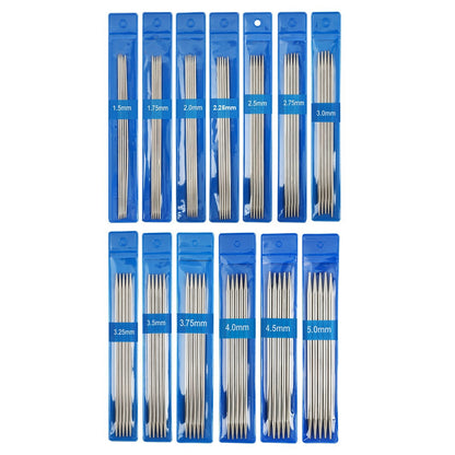 5 Pcs Short Knitting Needles Set 15cm 5.9in