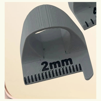 2mm sewing stitch spacing guide in grey