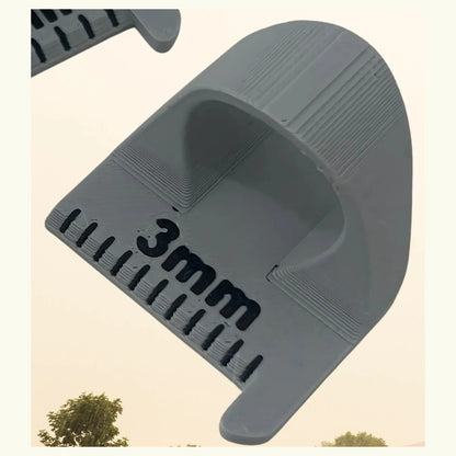 3mm sewing stitch spacing guide in grey