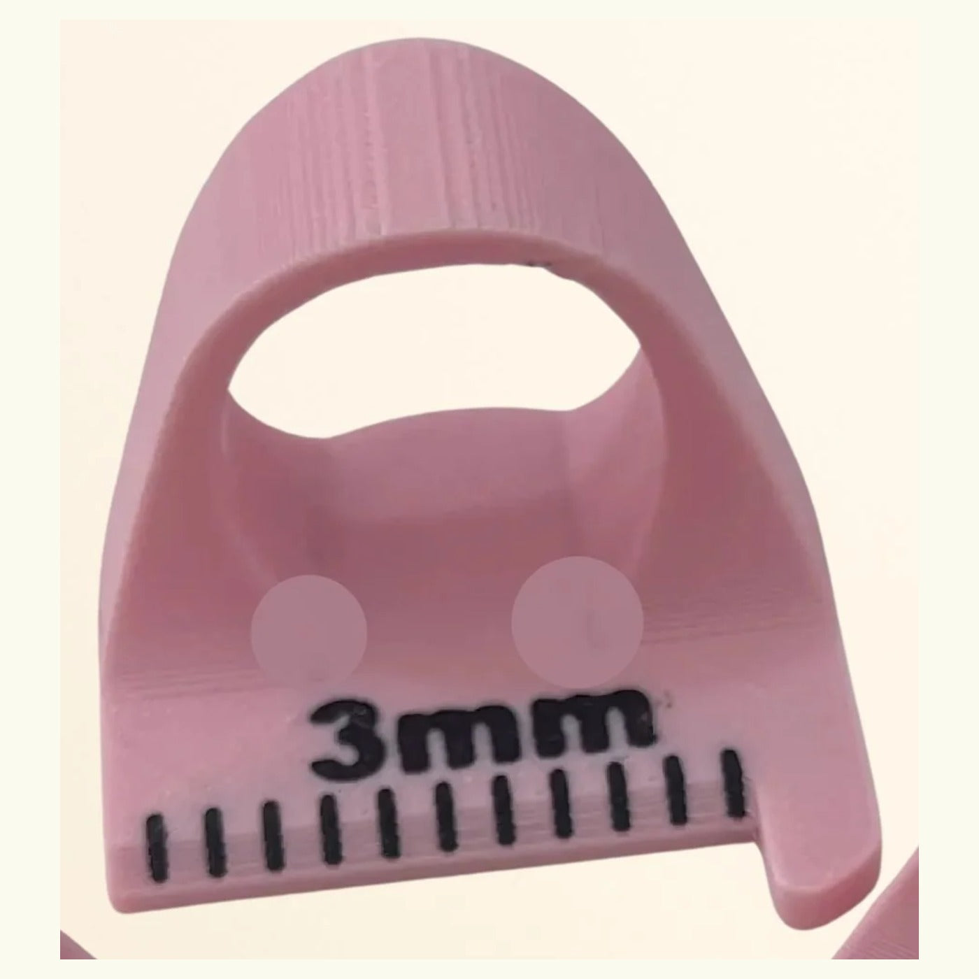3mm sewing stitch spacing guide in pink