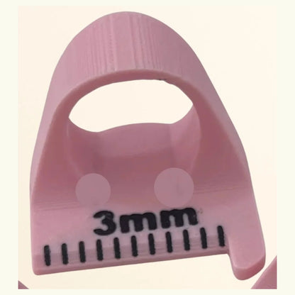 3mm sewing stitch spacing guide in pink