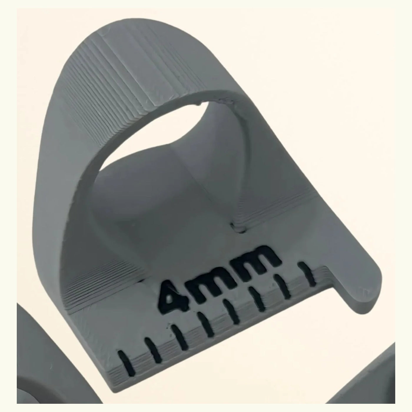 4mm sewing stitch spacing guide in grey