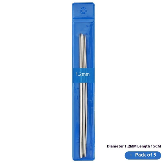 5 Pcs Short Knitting Needles Set 15cm 5.9in