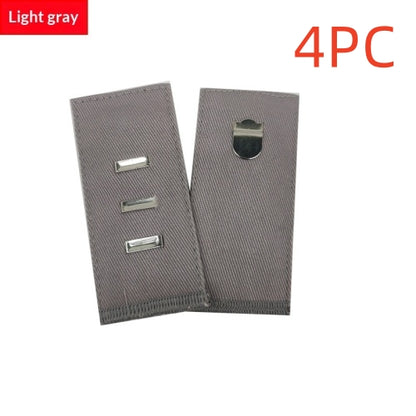 Light Gray hook and bar cotton waist extender, pack of 4