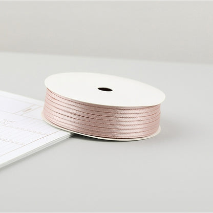 Thin Satin Ribbon 30 Meter 2mm (32 Yards 0.08”) Double Sided