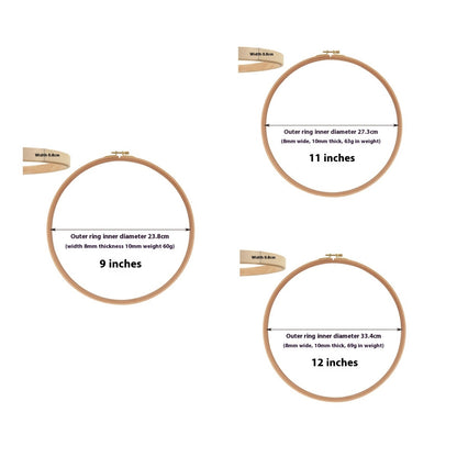 Beechwood Embroidery Hoops