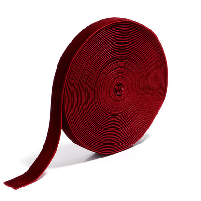10 Meter 10mm Velvet Ribbons (10.9 Yard, 1cm/0.4"), Single Faced Finished Edge