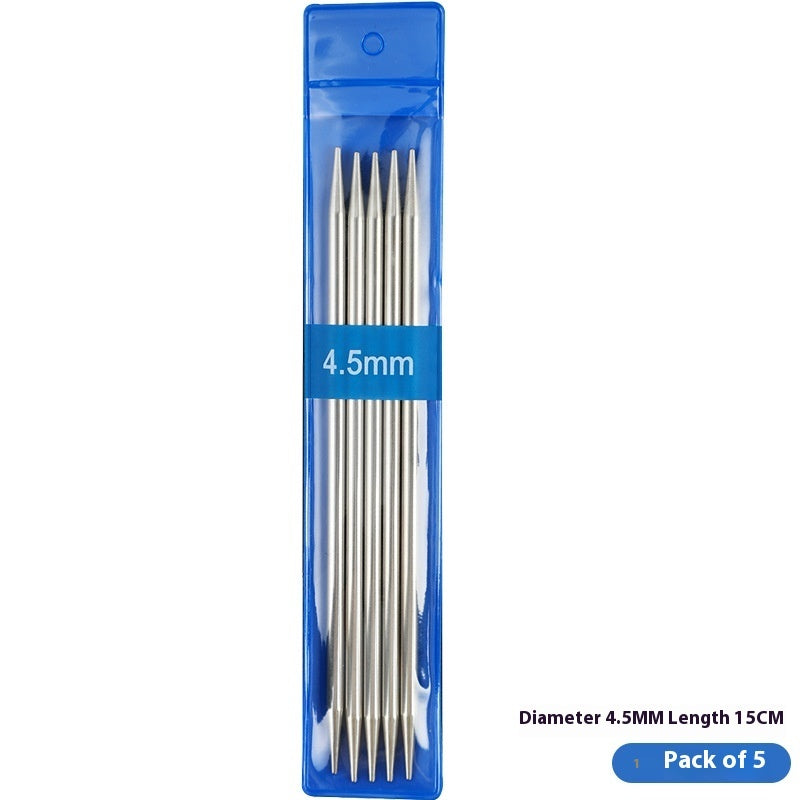 5 Pcs Short Knitting Needles Set 15cm 5.9in