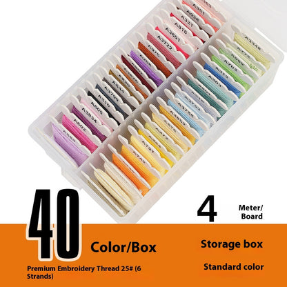 Embroidery Floss Bobbin Organizer Kit