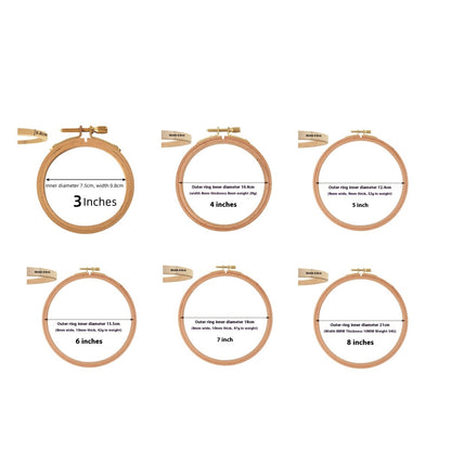 Beechwood Embroidery Hoops
