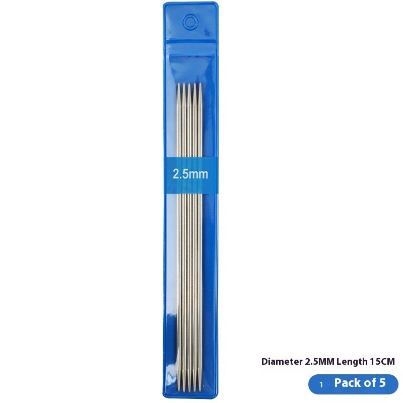5 Pcs Short Knitting Needles Set 15cm 5.9in