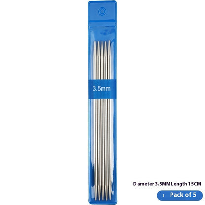 5 Pcs Short Knitting Needles Set 15cm 5.9in