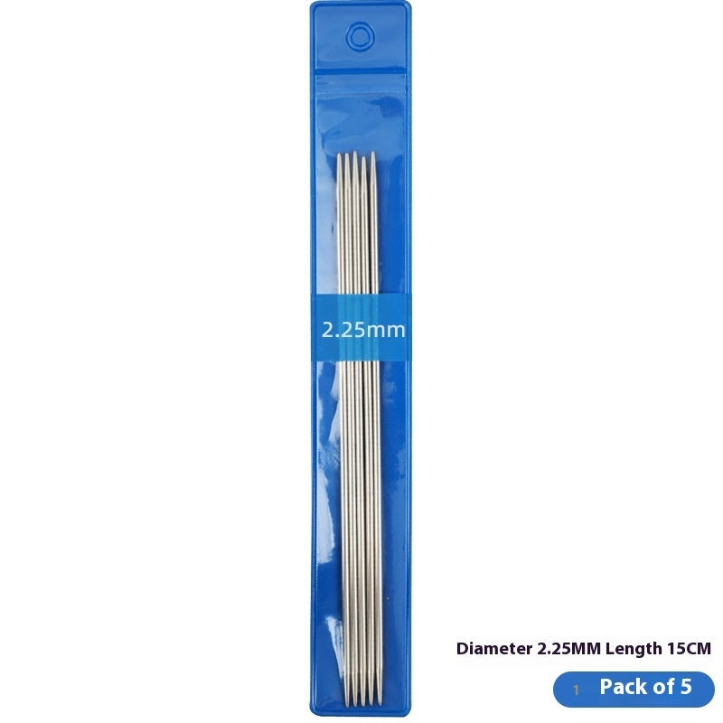 5 Pcs Short Knitting Needles Set 15cm 5.9in