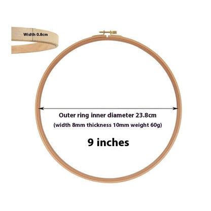 Beechwood Embroidery Hoops