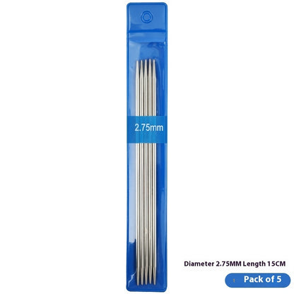 5 Pcs Short Knitting Needles Set 15cm 5.9in
