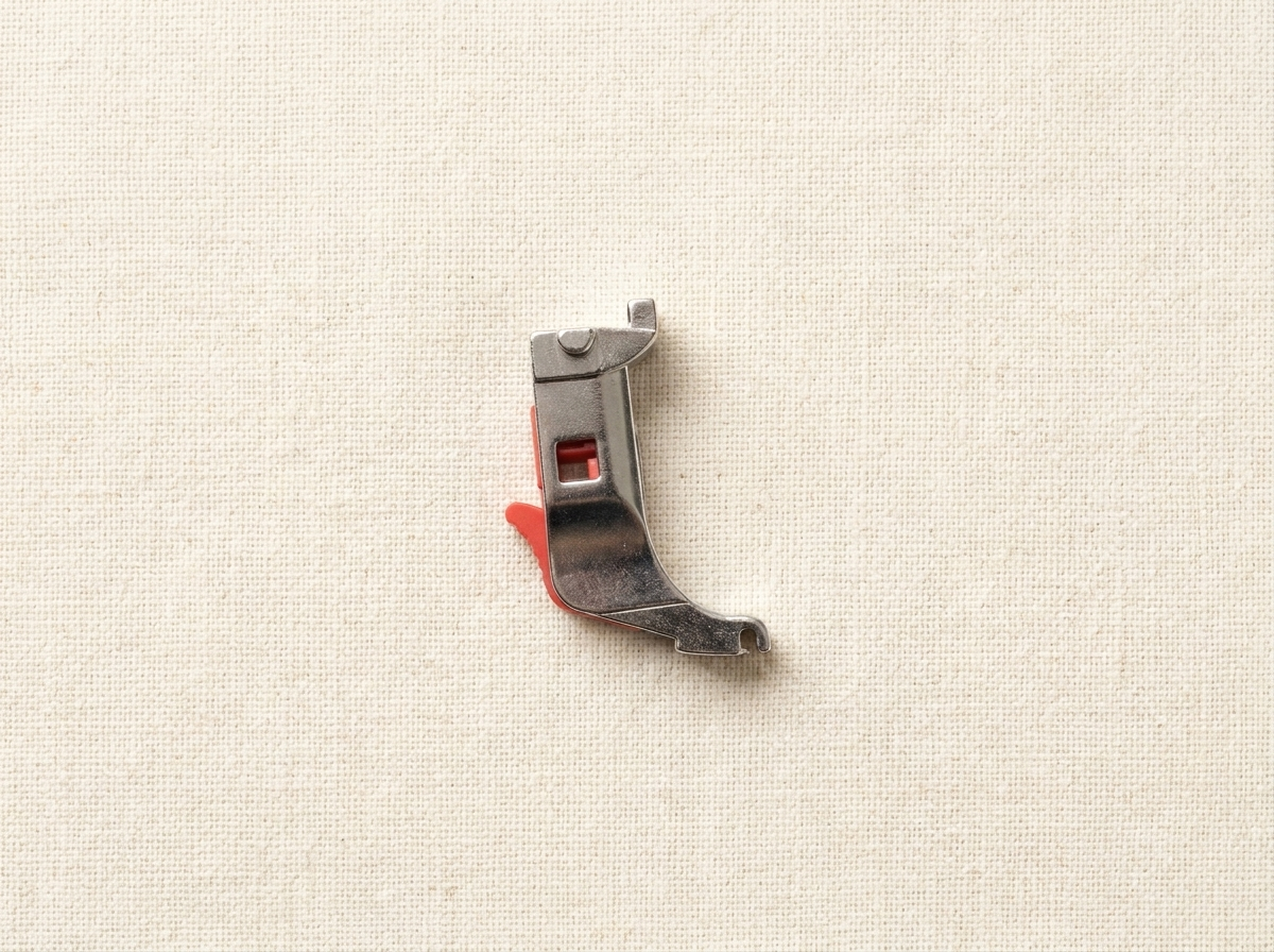 Flat lay of new style Bernina snap-on shank adapter