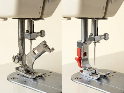 Problem solution graphic for modern Bernina presser foot compatibility