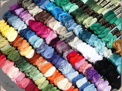 6 Pack Embroidery Thread Skeins | Cross Stitch Thread, Sewing Thread, Bracelet Thread, Bracelet Making, Craft Supplies, Embroidery Supplies