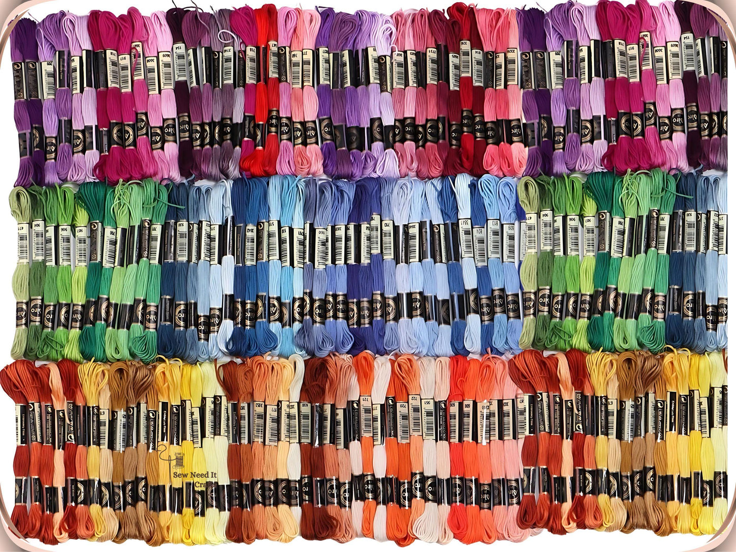 6 Pack Embroidery Thread Skeins | Cross Stitch Thread, Sewing Thread, Bracelet Thread, Bracelet Making, Craft Supplies, Embroidery Supplies
