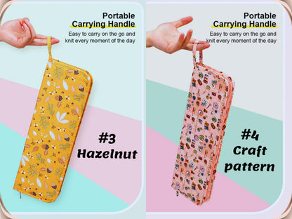 Long Knitting Needle Case Empty 16.9” (43 cm)