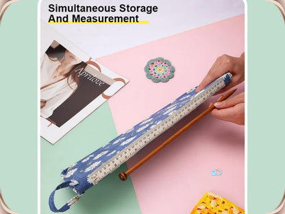 Long Knitting Needle Case Empty 16.9” (43 cm)