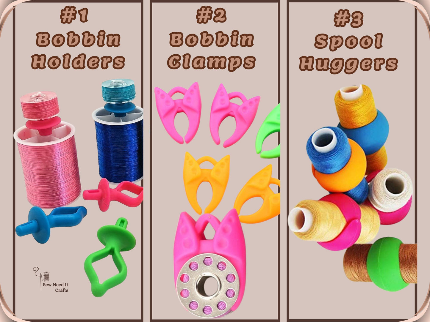 5/10/20 Pcs Thread Organizers, Thread Holders, Bobbin Holders, Spool Huggers