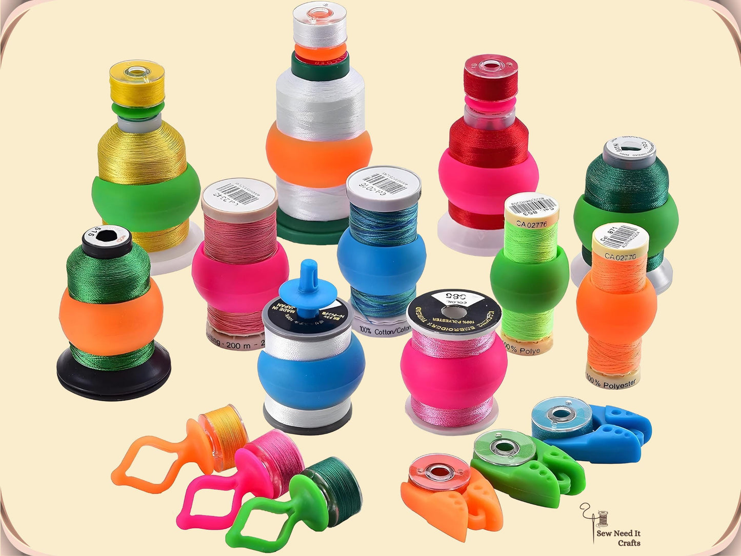 5/10/20 Pcs Thread Organizers, Thread Holders, Bobbin Holders, Spool Huggers