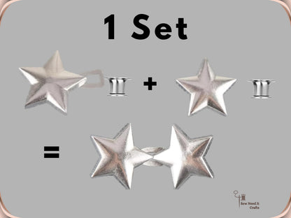 No Sew Waist Adjusters for Pants, Jeans Waist Tightener, Star Shape Design