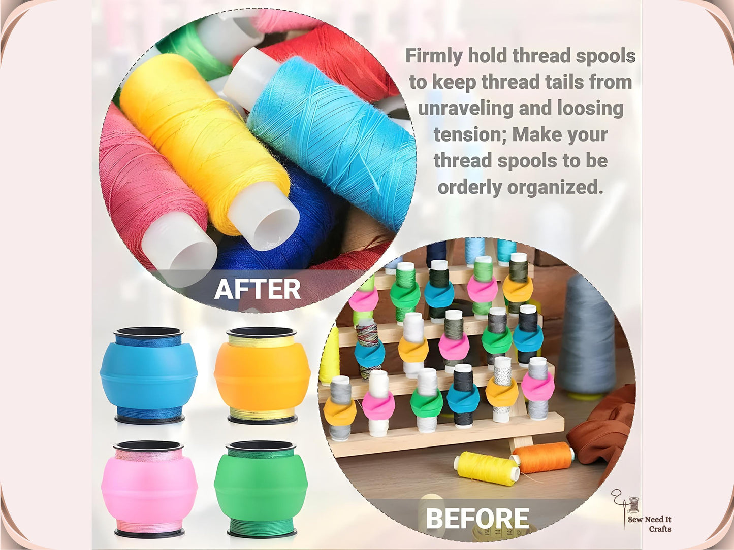 5/10/20 Pcs Thread Organizers, Thread Holders, Bobbin Holders, Spool Huggers