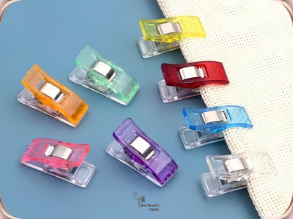 10-100 Pcs Multi-Style Sewing Clips for Sewing, Quilting & Binding Fabric Clips