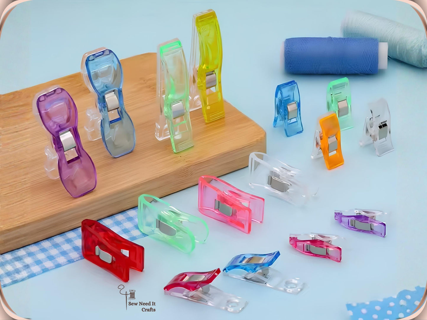 10-100 Pcs Multi-Style Sewing Clips for Sewing, Quilting & Binding Fabric Clips