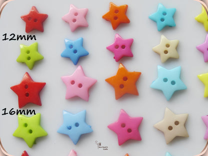 50 Pcs Novelty Sewing Buttons, Heart Shaped Buttons, Baby Buttons, Star Buttons, Flower Buttons, Apple Buttons, Daisy Buttons, Craft Buttons