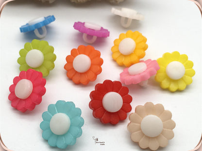 50 Pcs Novelty Sewing Buttons, Heart Shaped Buttons, Baby Buttons, Star Buttons, Flower Buttons, Apple Buttons, Daisy Buttons, Craft Buttons