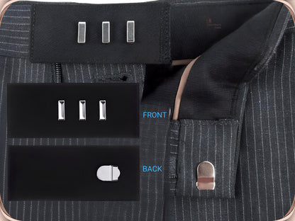 No Sew Pants Waist Extenders, Waistband Extender, Belt Extender, Waistband Adjuster, Button Extender For Jeans, Maternity Jeans Extender