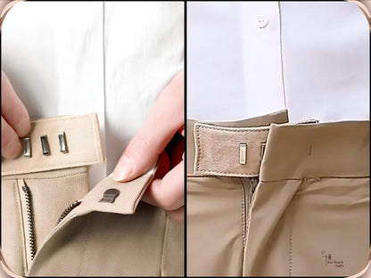 No Sew Pants Waist Extenders, Waistband Extender, Belt Extender, Waistband Adjuster, Button Extender For Jeans, Maternity Jeans Extender