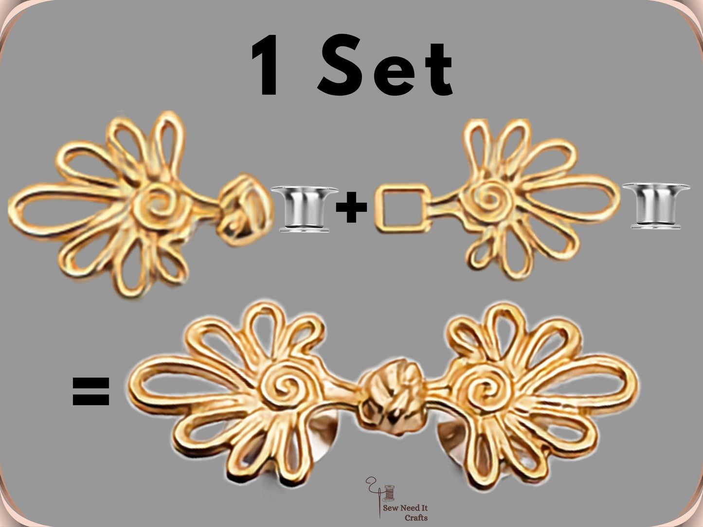 Spiral Daisy Waist Cinch Clip - No-Sew Waistband Tightener