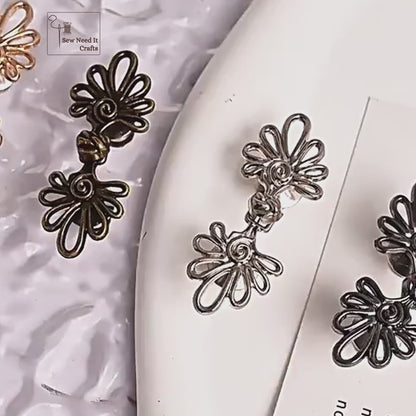 Spiral Daisy Waist Cinch Clip - No-Sew Waistband Tightener