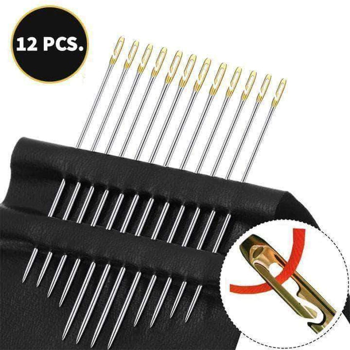 12 Pieces Super Easy Self Threading Needles – I Sew Need It Crafts
